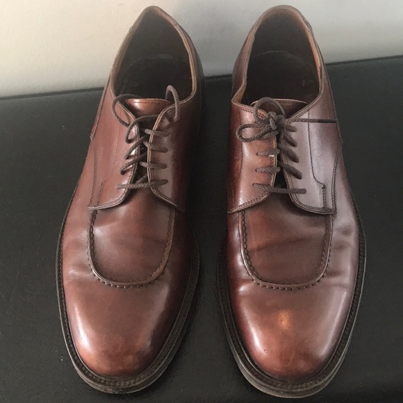 Brown leather shoes size 10.5 - Picture 2 of 6